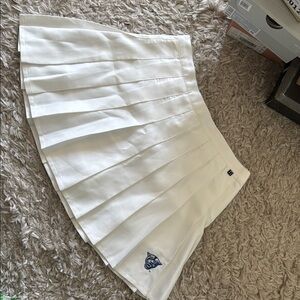 Georgia State University White Pleated Skirt
